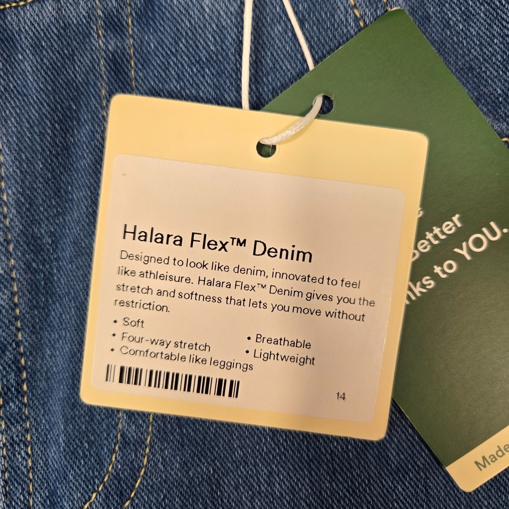 HALARA Flex Wide Leg Jeans Women's Medium Petite (29x28) NEW - Picture 2 of 11